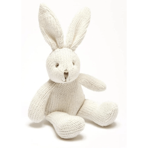 Knitted Bunny Rattle