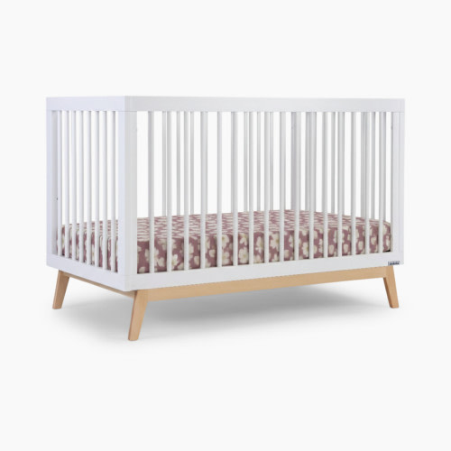 dadada Soho 3-in-1 Convertible Crib - White/Natural