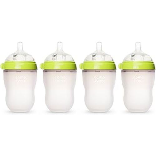 Comotomo Natural Feel Baby Bottle, 4 Pack
