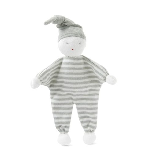 Bebe Knit Doll, Sage Stripe