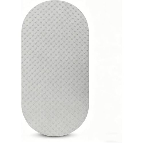 Owlowla Bassinet Sheet,Ultra Soft Minky Cradle Sheets Universal Fitted Bassinet Pad/Mattress for Baby Boys Girls(Silver Grey)