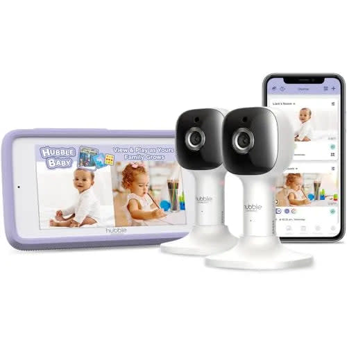 HUBBLE CONNECTED Nursery Pal Cloud Touch Twin Smart WiFi Enabled Baby Monitor