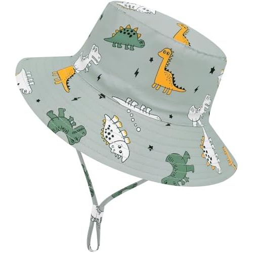 Baby Sun Hat Baby Boy Hats Toddler Hat UPF 50+ Bucket Hat for Baby Girls Infant Beach Hat with Wide Brim Kids Caps