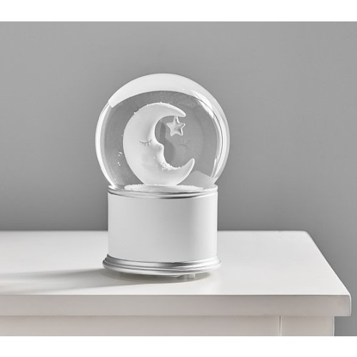Sleepy Moon Musical Light-Up Snow Globe | Pottery Barn Kids