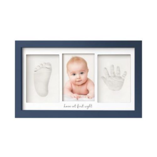 Duo Baby Hand and Footprint Kit, Baby Handprint Kit, Newborn Photo Frame, Baby Keepsake for New Mom