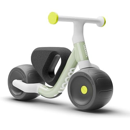 woom Wow Balance Bike, Lightweight Aluminum Toddler Walking Bike, No-Pedal First Bike for Babies & Toddlers as Young as 9 Months to 36 Months, Indoor/Outdoor - Soft Sprout
