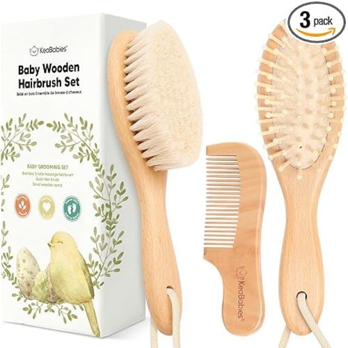 Baby Hair Brush Set for Newborns