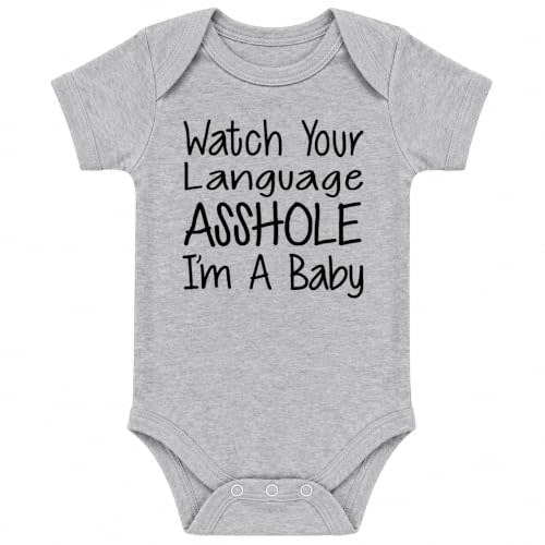CBTwear Watch Your Language I'm a Baby Funny Baby Bodysuit