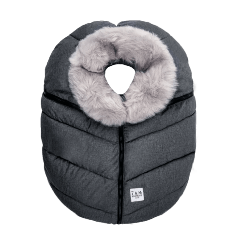 7AM Enfant Faux Fur Car Seat Cocoon