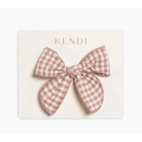 Poplin Bow Clip
