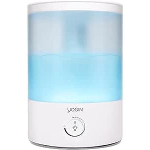 Amazon.com: YOGIN Humidifiers for Bedroom Large room,Top fill 2.5L Ultrasonic cool mist Humidifiers for Baby Nursery and Plants,Up to 24 Hours of Operation, Auto Shut Off, 24dB Quiet,Night Light (Hu-02A-XNLit) : Home & Kitchen