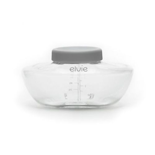 Elvie® 3-Pack 5 oz. Breast Pump Bottles in Clear/Grey - CLEAR/GRAY - 5 OZ