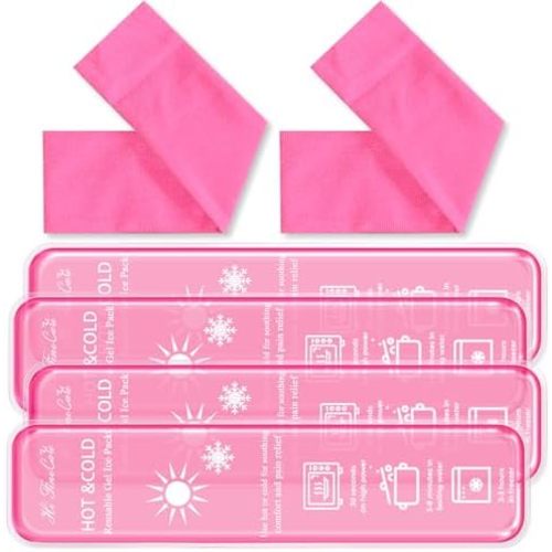 Reusable Perineal Ice Packs for Postpartum Recovery | Soft Cold Therapy Pads for Perineal Pain, Hemorrhoid Relief, After Birth & Episiotomy Care | Flexible Cold Packs with Washable Sleeves for Postnatal Essentials