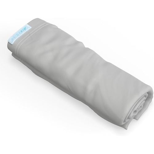 QuickZip Crib Extra Zip-On Sheet - Misty Gray