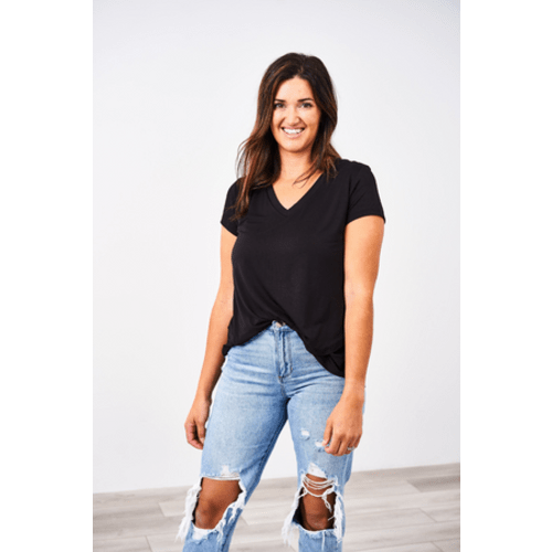 V-Neck Boyfriend Nursing Tee