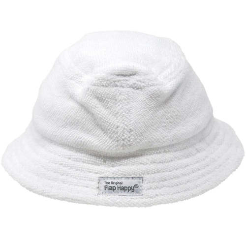 White Terry Beach Bucket Hat