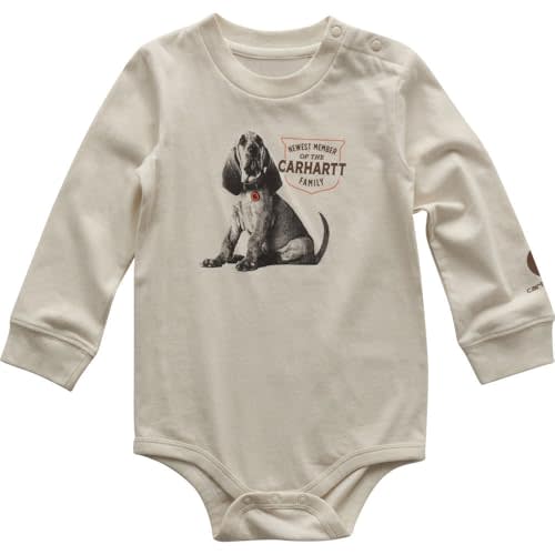 Carhartt Kid's CA6719 Long-Sleeve Dog Bodysuit - Boys