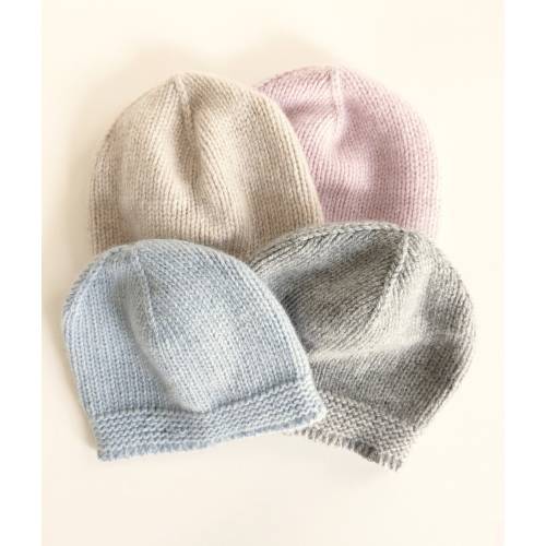 Cashmere Soft Baby Hat, Knitted Beanie for a Baby