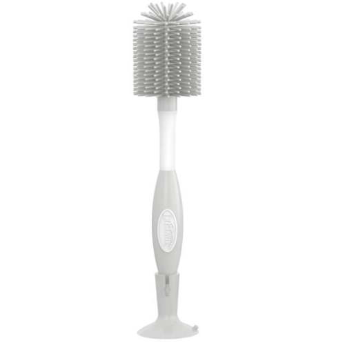 Dr. Brown's Soft Touch No Scratch Baby Bottle Cleaning Brush, Nipple Cleaner and Suction Cup Base for Easy Storage, BPA Free, Gray - Walmart.ca