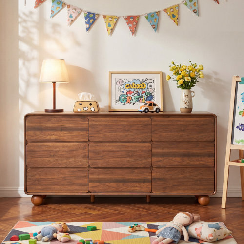 Bay Isle Home™ 9 Drawer Minimalist Storage Dresser | Wayfair