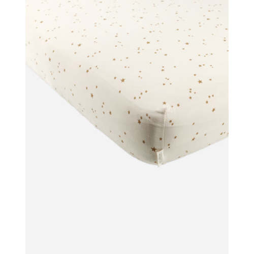 Woven Crib Sheet || Stars