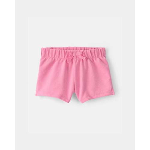 Baby Girl French Terry Shorts - Pink | Carter's