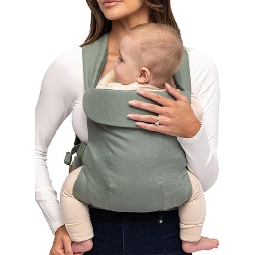 WildBird - Aerial Buckle Carrier - 2-24 Months - Standard (XS-XL) Acadian - Front or Back Carry - Cross Straps, Lumbar Support, Headrest - Hip Healthy - Baby Carrier - Baby Essentials - New Mom Gifts