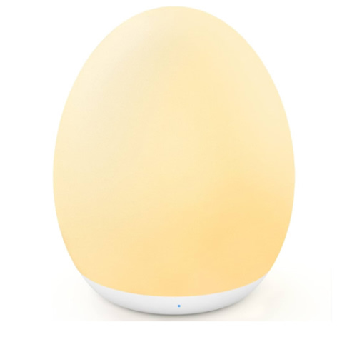 MediAcous Night Light for Kids, Baby Egg Light for Nursery, 7 Colors Changing & Stepless Dimming, Soft Silicone Touch Night Lamp with 1 Hour Timer, Rechargeable Nursery Night for Breastfeeding