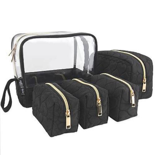 Emma & Chloe 5-Piece Travel Wristlet Set