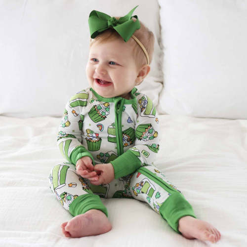 Shamrock Sweets Convertible Zip Romper