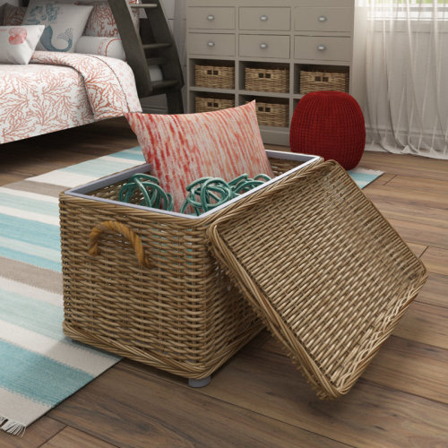 Bay Isle Home™ Whyte Wicker Trunk & Reviews | Wayfair