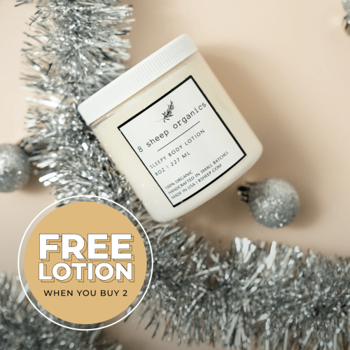 Organic Sleepy Body Lotion | Magnesium Pregnancy Sleep Lotion | RLS Cream