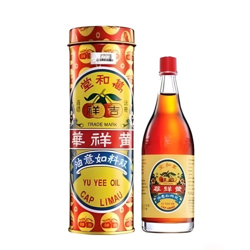 Yu Yee Oil Cap Limau Liniment Oil For Infant Oil and Pain Relief 48ml