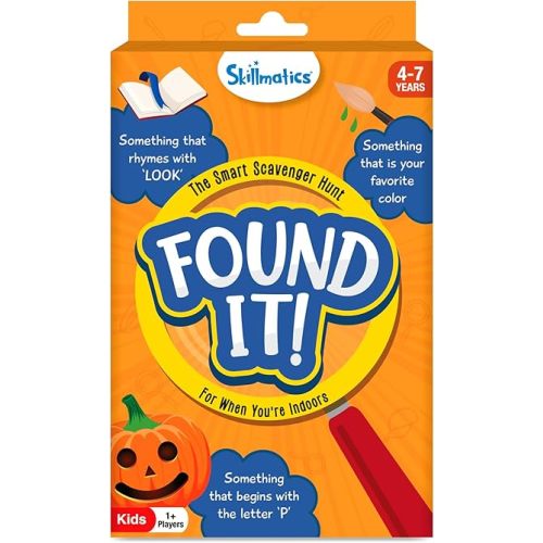 Skillmatics Found It Indoor – Scavenger Hunt Card & Board Game for Kids