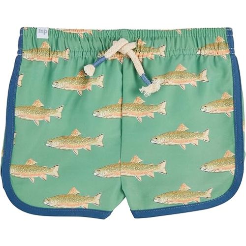 Mud Pie Baby Boy's Children's Fish Printed Trunks 12-18M