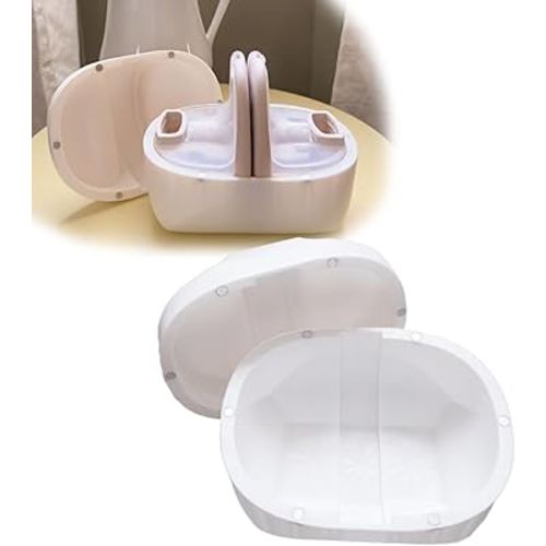 Breast Pump Case for Eufy Wearables,Magnetic Storage Case Fits Regular Flange Sizes–Compact Pump Parts Organizer for Fridge Stowage and Hygienic Storage