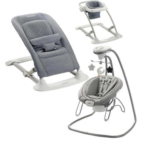 Soothing Playtime Bundle – Activity Bouncer & Baby Swing Bouncer