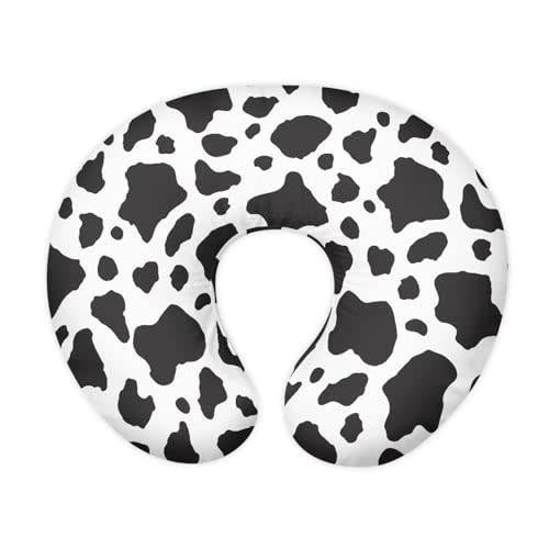 Cow Print Nursing Pillow Cover for U-Shaped Feeding Pillow Cowhide Breastfeeding Pillow Slipcover Hidden Zipper Design Soft and Skin-Friendly