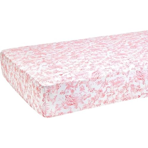 Posh Peanut Fitted Crib Sheet, Soft Bamboo Viscose, 52 x 28 in