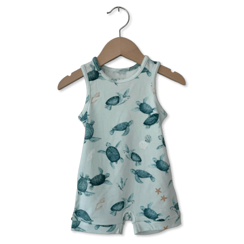 Turtle Bay Sleeveless Shorty Romper Luxe Edition | Cotton Bamboo Blend