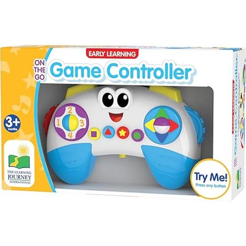 The Learning Journey Early Learning - On The Go Game Controller - Baby Game Controller Toy for Boys & Girls Ages 3 Months and Up - Award Winning Toys