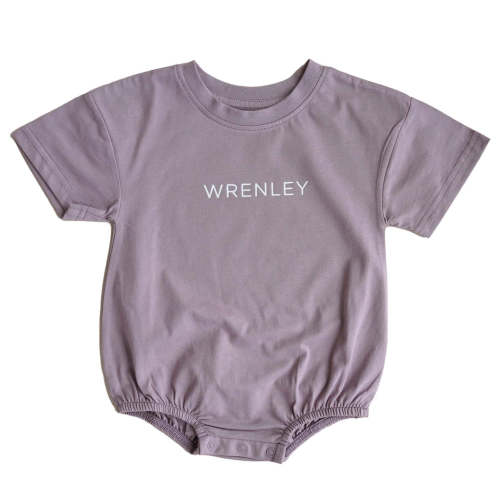 Personalized Short Sleeve Bubble Romper | Sweet & Sassy