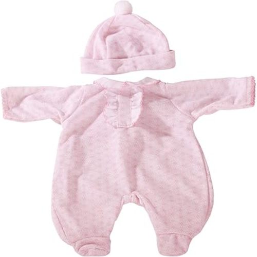 Gotz 2-pc Pink Print Knit Sleep 'n Play Outfit for 12"-13" Baby Dolls