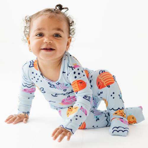 Fishy Kiss Day to Night Romper Luxe Edition | Cotton Bamboo Blend