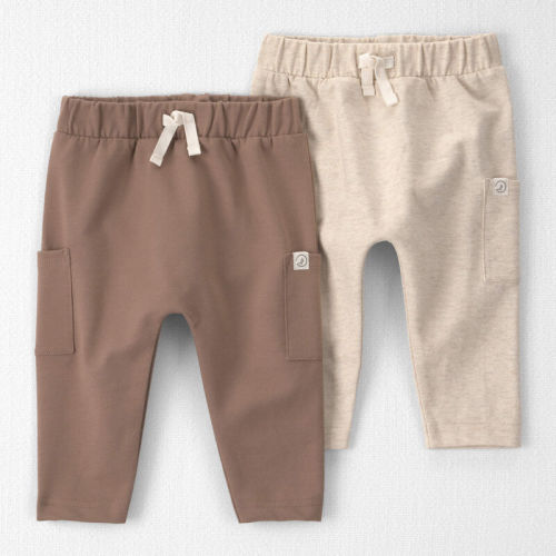 Baby 2-Pack Organic Cotton French Terry Joggers | Carter’s Oshkosh Canada