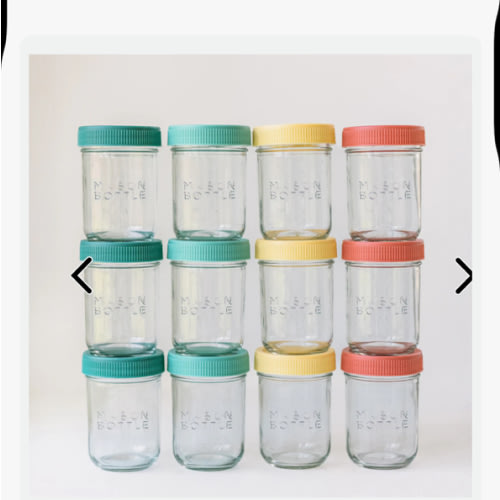 Breastmilk Storage Jar Set – Mason Bottle