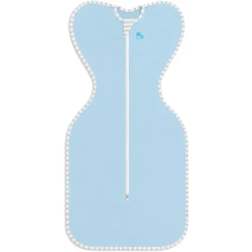 Love to Dream Swaddle, Baby Sleep Sack, Swaddle Up Self-Soothing Swaddles for Newborns, Get Longer N, Snug Fit Helps Calm Startle Reflex, Lite 0.2 Tog Sleep Sack, 13-19 lbs, Blue
