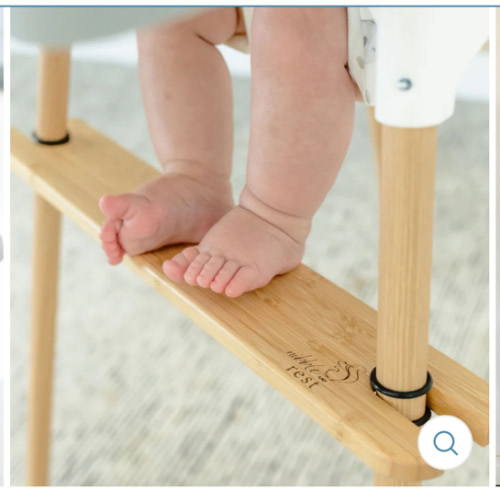 Footsi® - Eco-friendly Adjustable Highchair Footrest - The Woodsi Foot – nibbleandrest