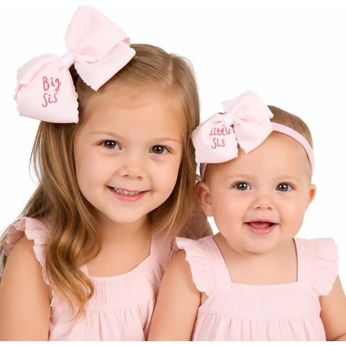 Mud Pie Children's Pink Sisters Bows