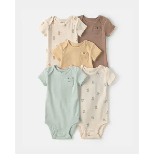 Baby 5-Pack Critter Multipack Bodysuits | Carter's